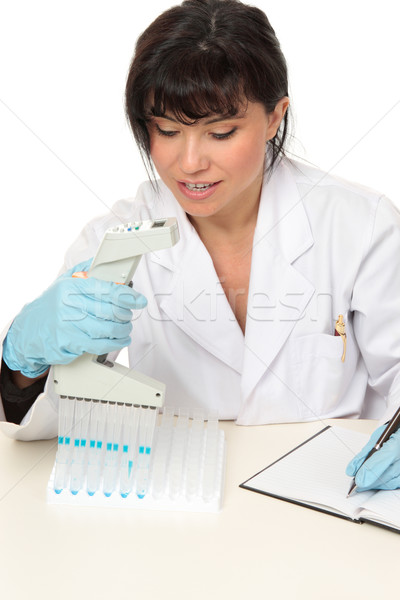 Cientista pesquisa feminino médico forense outro Foto stock © lovleah