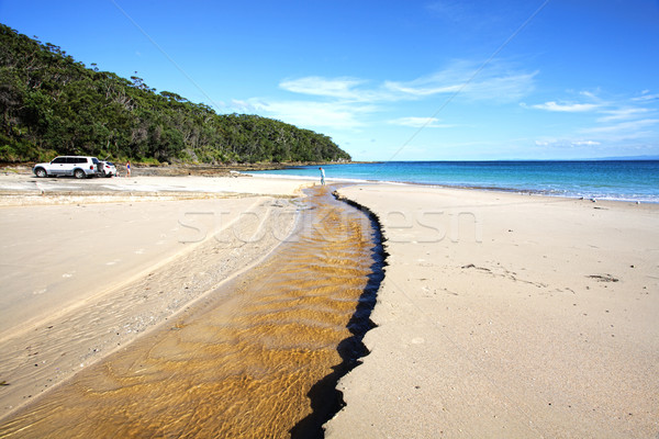 Csővezeték Ausztrália szörfözik szörf el pont Stock fotó © lovleah
