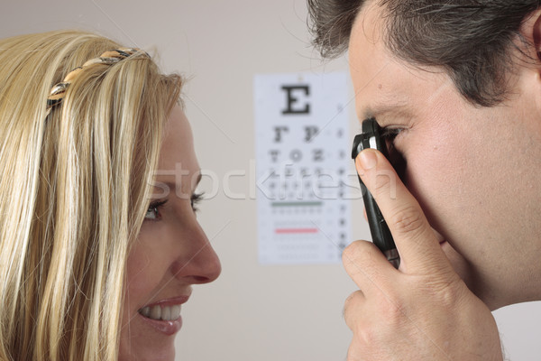 Stock photo: Eye Checkup