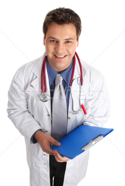 Doctor with medical record. Stock photo © lovleah