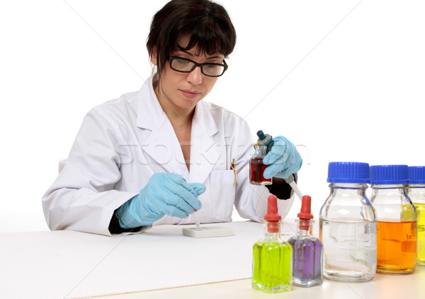 Clinique recherche scientifique séance bureau travaux [[stock_photo]] © lovleah