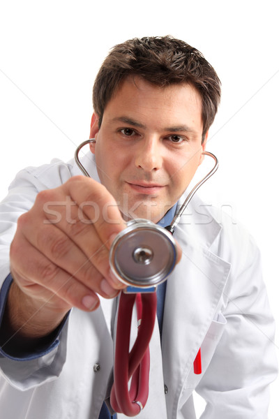 Médico médico estetoscópio paciente Foto stock © lovleah