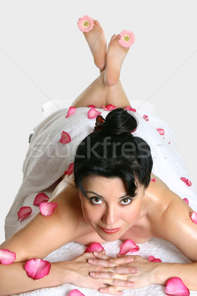 Beautiful pampered spa woman  Stock photo © lovleah