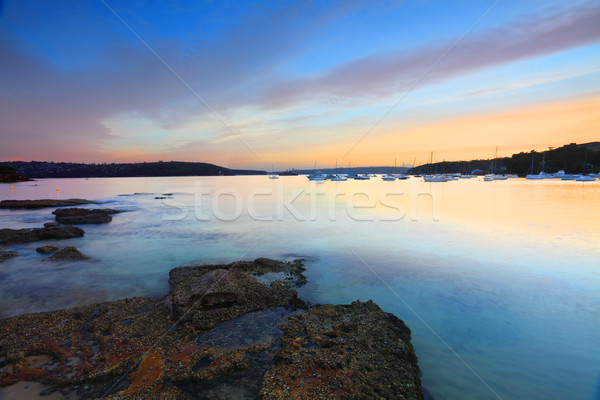 Australia piękna plaży świcie krajobraz wakacje Zdjęcia stock © lovleah