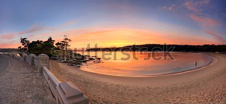 Stock photo: Sunrise Balmoral Beach Panorama  Australia