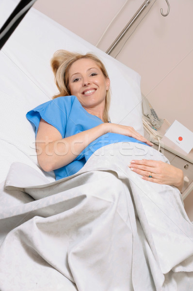 Pregnant Female Maternity Ward Stock photo © lovleah
