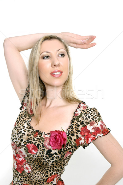 Confident pretty young woman Stock photo © lovleah