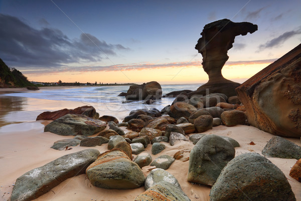 Beach Sunrise Noraville Central Coast NSW Australia Stock photo © lovleah