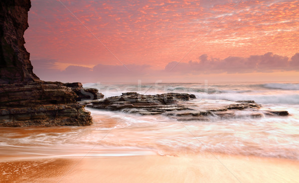 Sensationnel sunrise matin fabuleux ciel riche [[stock_photo]] © lovleah