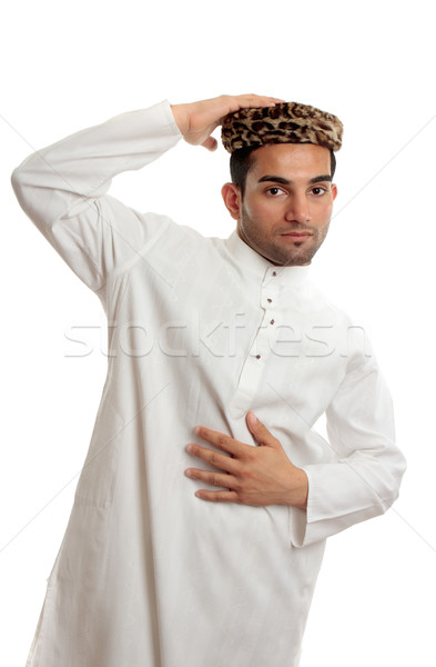 Ethnic Man wearing traditional clothes Stock photo © lovleah