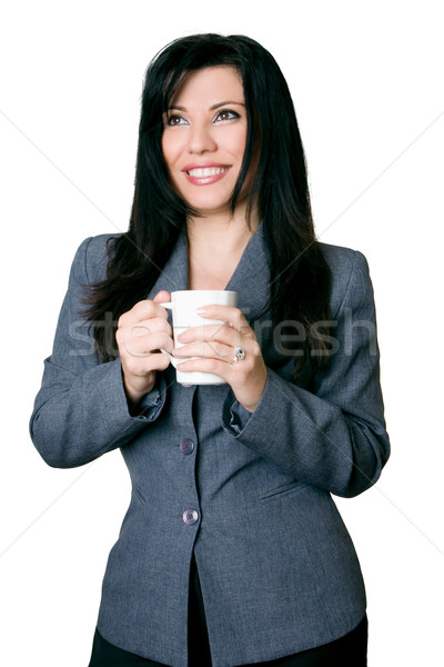 Smiling friendly businesswoman  Stock photo © lovleah