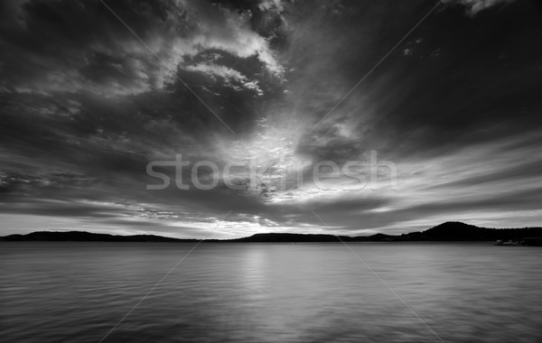 Brisbane vert point fantastique nuage eau [[stock_photo]] © lovleah