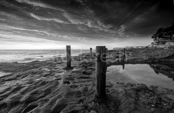 Ivo Rowe Rockpool Coogee Australia Stock photo © lovleah