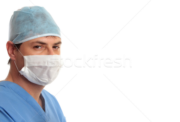 Surgeon in scrubs Stock photo © lovleah