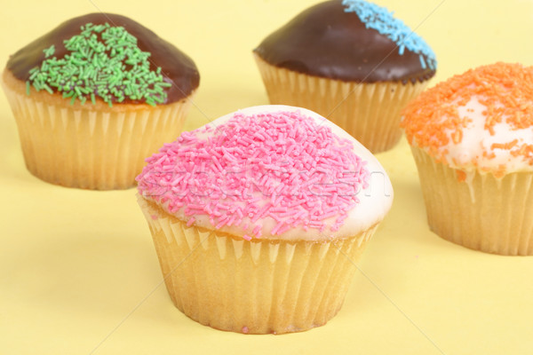 Food colourful cupcakes Stock photo © lovleah