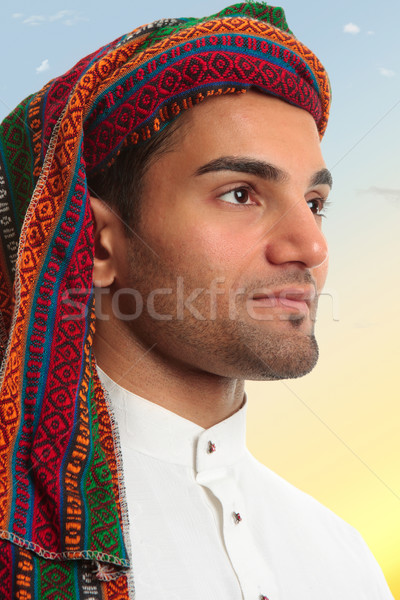 阿拉伯 男子 出 中東 商業照片 © lovleah