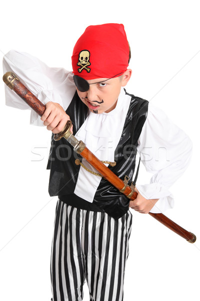 Snarling Pirate with sword Stock photo © lovleah