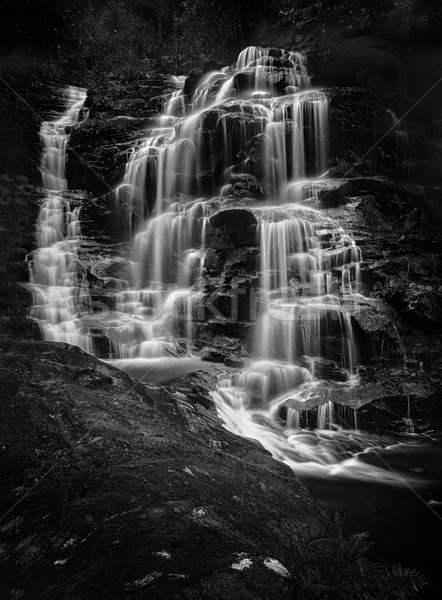 Cascading Sylvia Falls waterfall in the Blue Mountains Stock photo © lovleah
