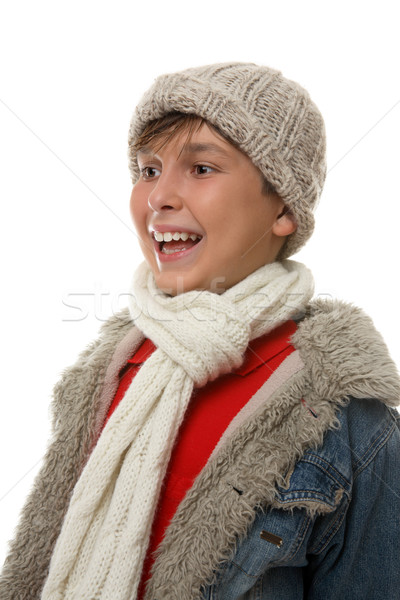 Happy winter boy  Stock photo © lovleah