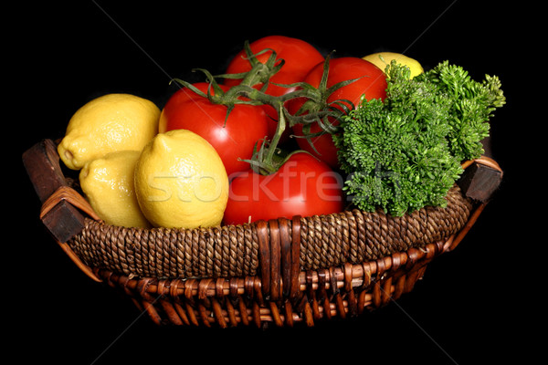 саду фрукты овощей небольшой плетеный Сток-фото © lovleah