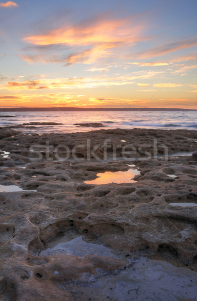 Sunset from Murrays Beach Jervis Bay Stock photo © lovleah