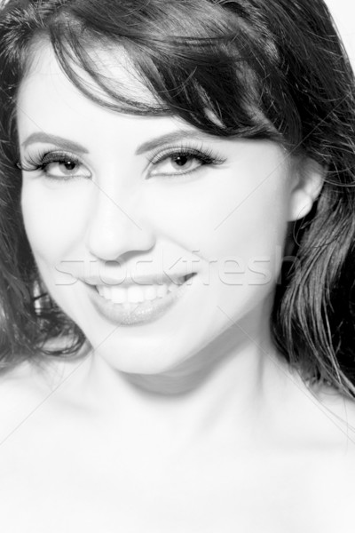 Beautiful smiling woman Stock photo © lovleah