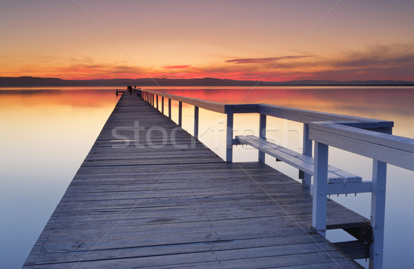 Long Jetty Sunset Stock photo © lovleah