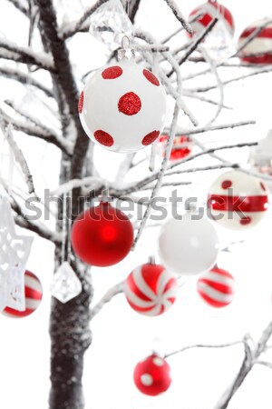 Christmas Decorations on a tree Stock photo © lovleah