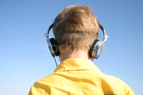 Relax to music Stock photo © lovleah