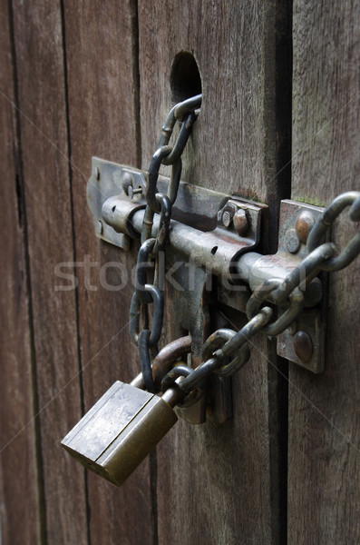 padlock and chain Stock photo © luapvision