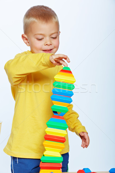 Pequeño nino jugando año edad Foto stock © lubavnel