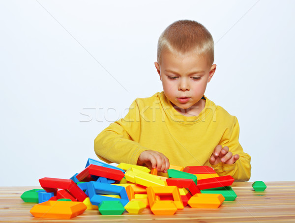 Pequeño nino jugando año edad Foto stock © lubavnel