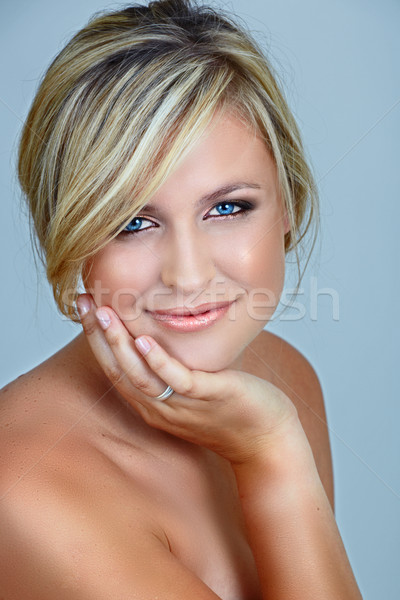 beautiful blond woman. Stock photo © lubavnel