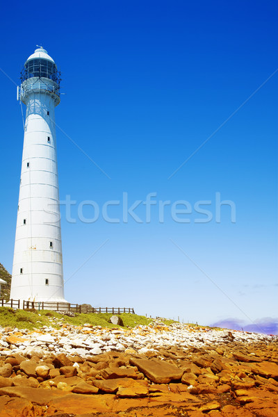 Lighthouse against blue sky Stock photo © lubavnel