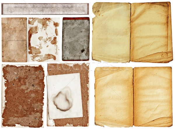 grunge papers collection. Stock photo © lubavnel