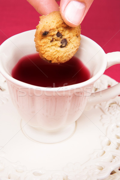 Cookie and tea Stock photo © lubavnel