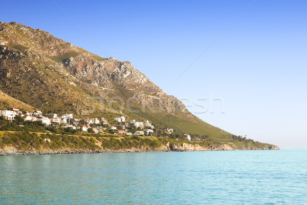 Houses next to ocean Stock photo © lubavnel