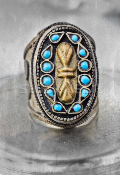 Stock photo: Turkish tribal ring