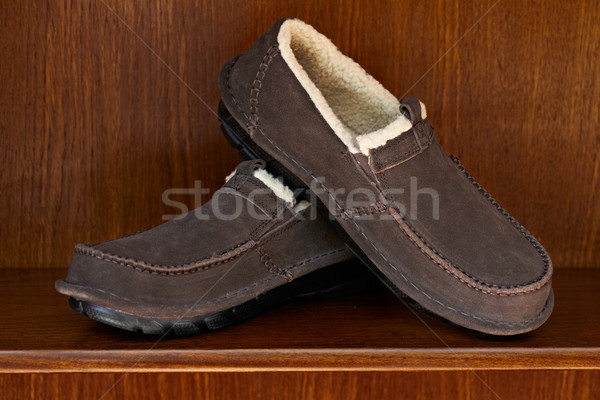 brown shoes Stock photo © lubavnel