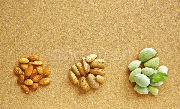 Almendra nueces tres verde Foto stock © lubavnel