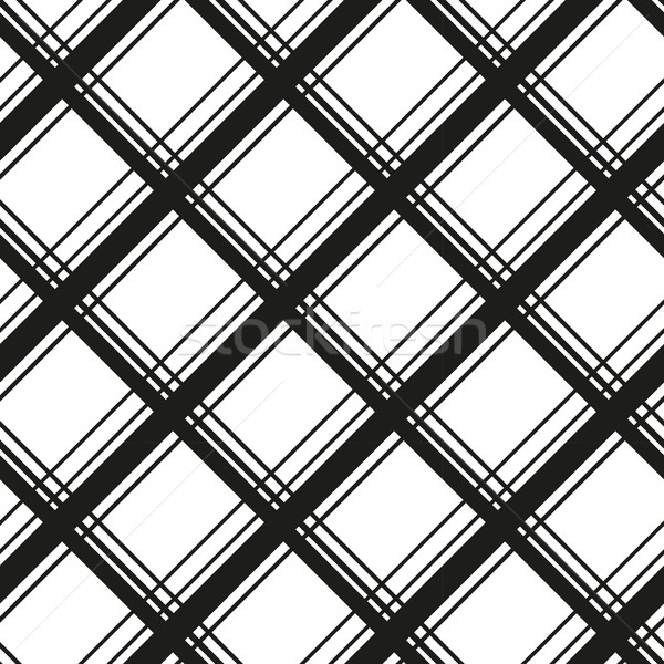 Tartan seamless pattern. Cage endless background. Square, rhombus repeating texture. Trendy backdrop Stock photo © lucia_fox