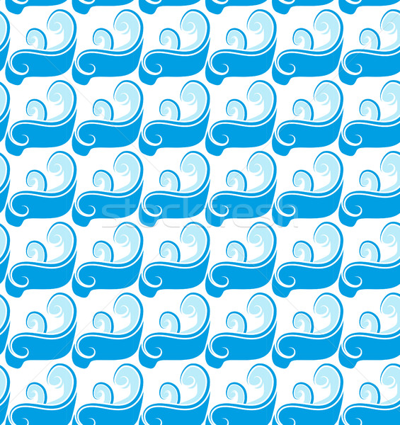 Passover seamless pattern with waves. endless background, texture. Vector illustration. Stock photo © lucia_fox