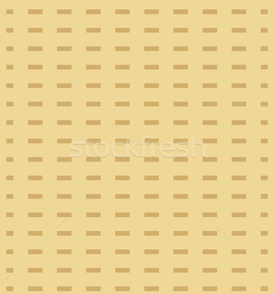 Stock photo: Passover seamless pattern with matzah. Pesach endless background, texture. Vector illustration.