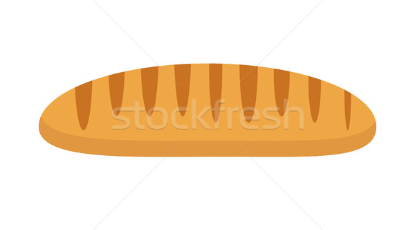 Loaf icon. Flat design, isolated on white background. Vector illustration, clip art. Stock photo © lucia_fox