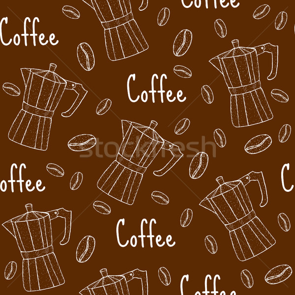 Koffie koffiezetapparaat cafe textuur papier Stockfoto © lucia_fox