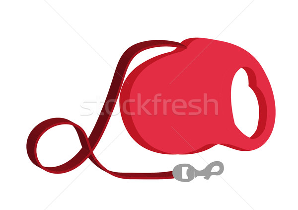 Leash for cats, dogs, icon flat, cartoon style. Isolated on white background. Vector illustration, c Stock photo © lucia_fox