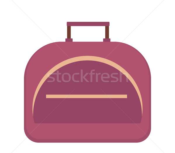 Sports bag icon flat style. Gym  isolated on white background. Vector illustration Stock photo © lucia_fox