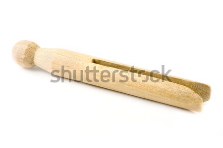 Old fashioned wooden colthes peg Stock photo © lucielang