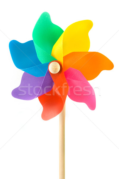 Colorful plastic toy windmill  Stock photo © lucielang