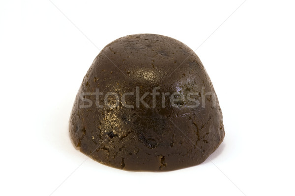 Plain christmas pudding over white. Stock photo © lucielang